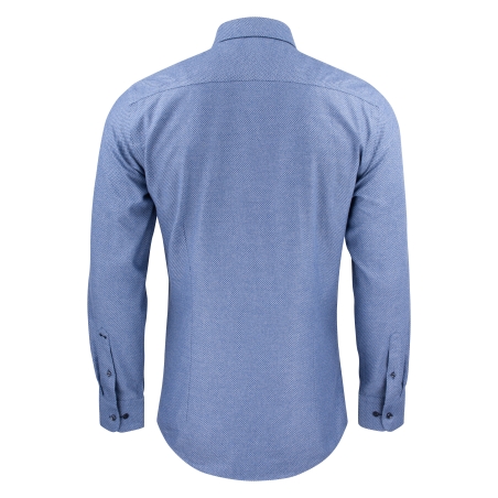 PB144 Brushed Jacquard Chemise Slim Fit Hommes