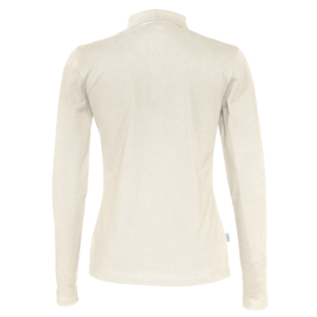 POLO PIQUE MANCHES LONGUES FEMME - CERTIFIÉ GOTS