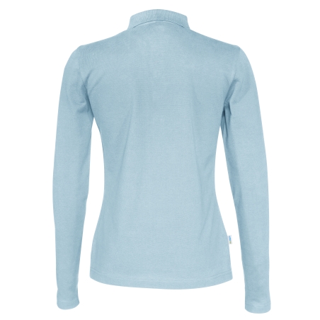 POLO PIQUE MANCHES LONGUES FEMME - CERTIFIÉ GOTS