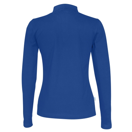 POLO PIQUE MANCHES LONGUES FEMME - CERTIFIÉ GOTS