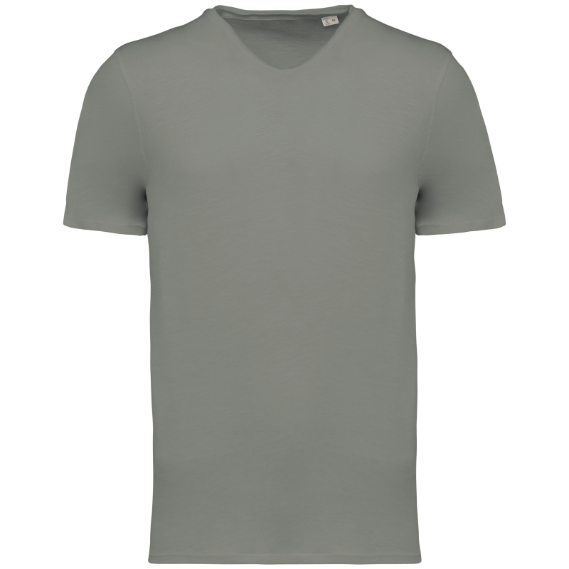 T-shirt écoresponsable slub bords francs homme