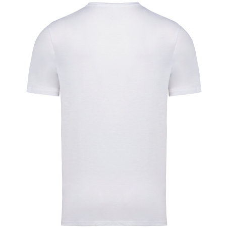 T-shirt écoresponsable slub bords francs homme