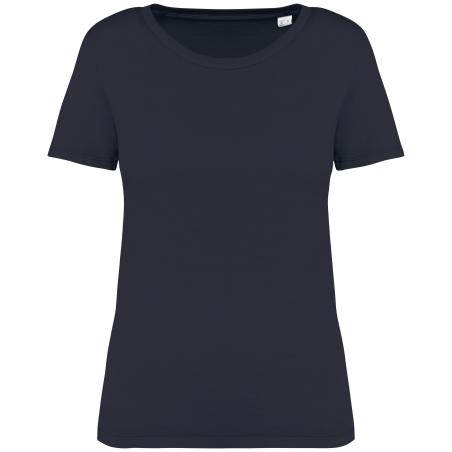 T-shirt écoresponsable délavé femme