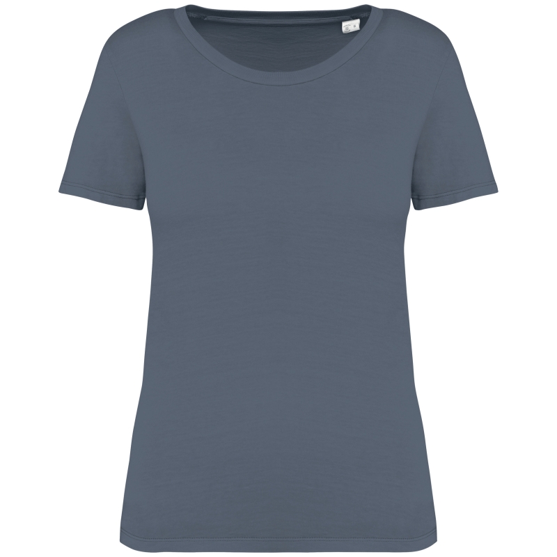 T-shirt écoresponsable délavé femme