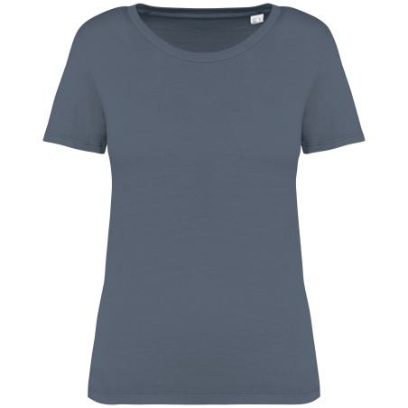 T-shirt écoresponsable délavé femme