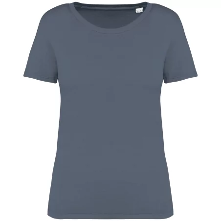 T-shirt écoresponsable délavé femme