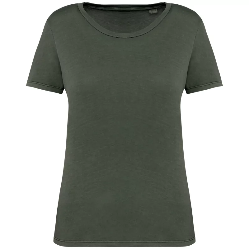 T-shirt écoresponsable délavé femme