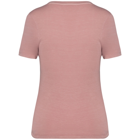 T-shirt écoresponsable délavé femme