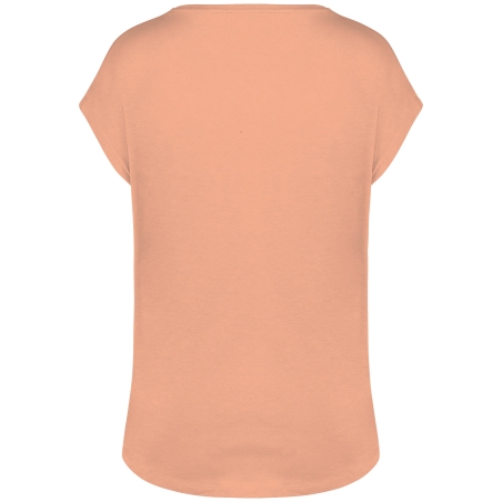 T-shirt écoresponsable loose à col V femme