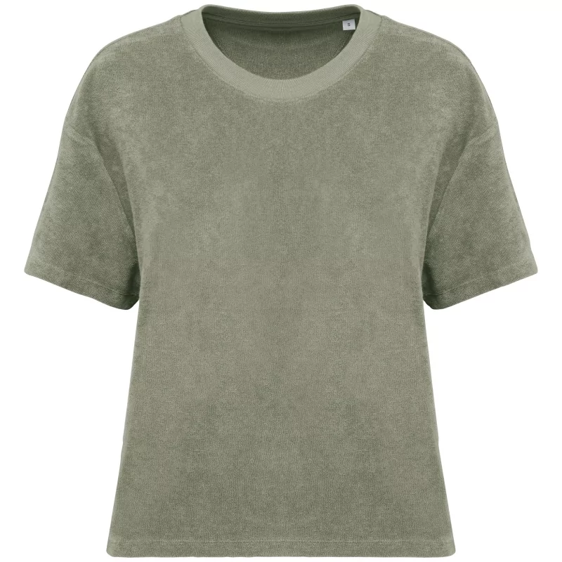 T-shirt écoresponsable en éponge femme