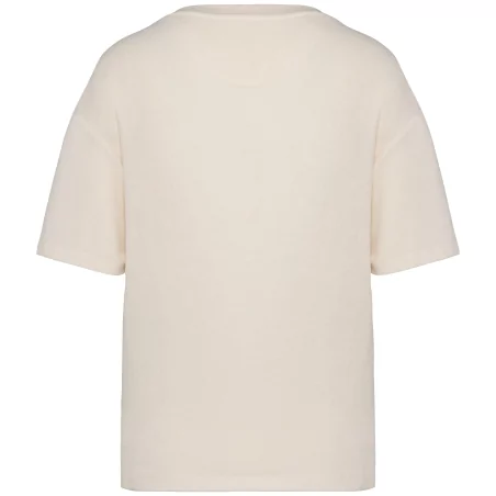 T-shirt écoresponsable en éponge femme