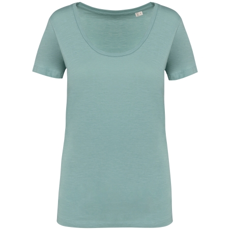 T-shirt écoresponsable slub femme