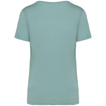 T-shirt écoresponsable slub femme