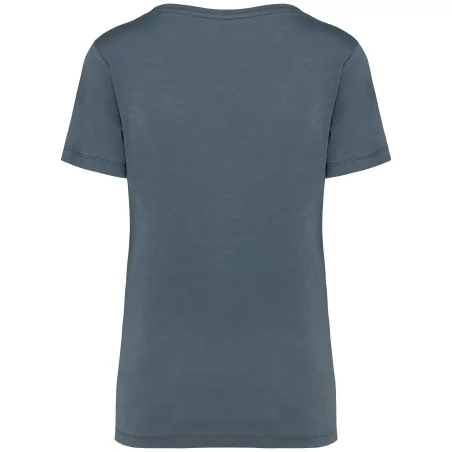 T-shirt écoresponsable slub femme