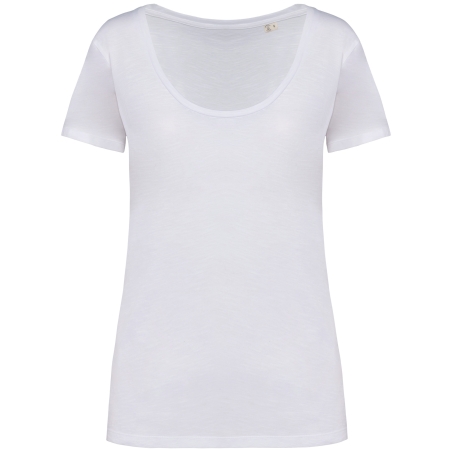 T-shirt écoresponsable slub femme