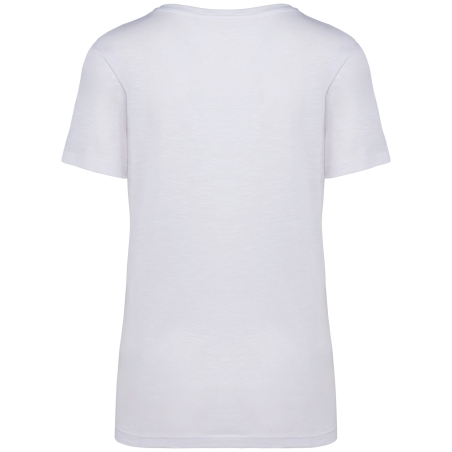 T-shirt écoresponsable slub femme