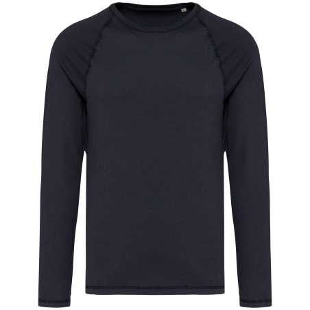 T-shirt écoresponsable raglan manches longues homme