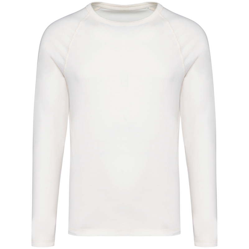 T-shirt écoresponsable raglan manches longues homme