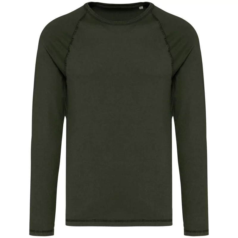 T-shirt écoresponsable raglan manches longues homme