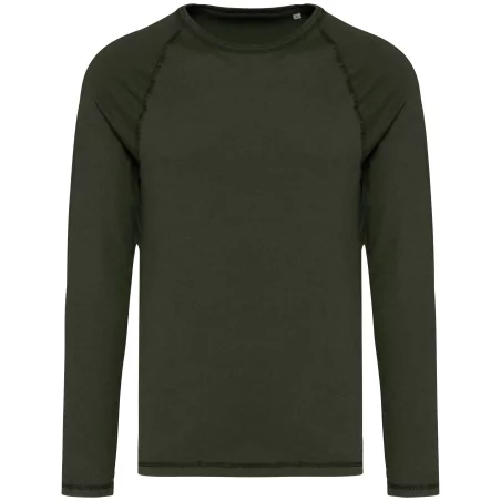 T-shirt écoresponsable raglan manches longues homme