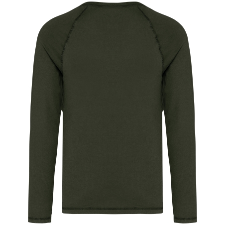 T-shirt écoresponsable raglan manches longues homme