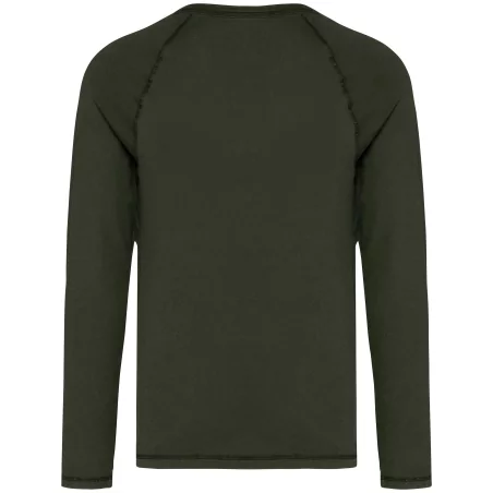 T-shirt écoresponsable raglan manches longues homme