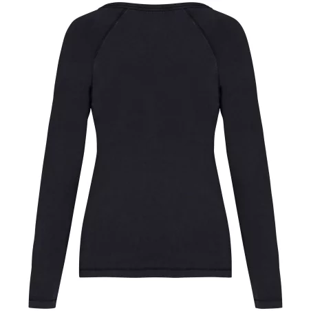 T-shirt écoresponsable raglan manches longues femme