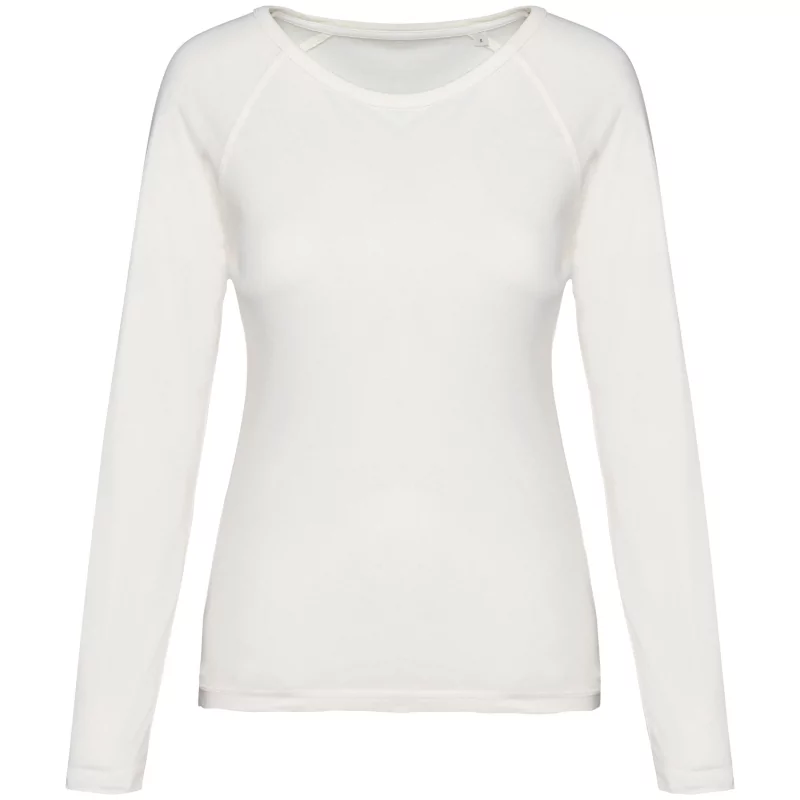 T-shirt écoresponsable raglan manches longues femme