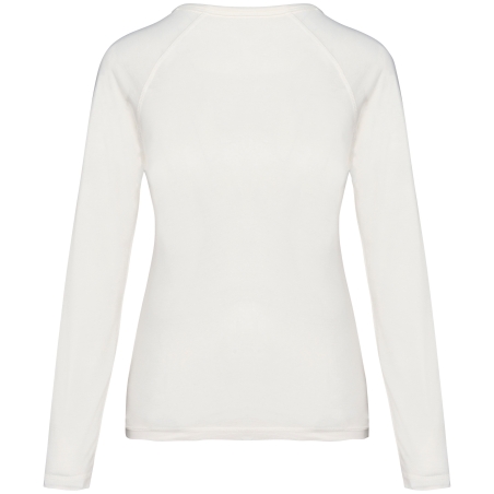 T-shirt écoresponsable raglan manches longues femme