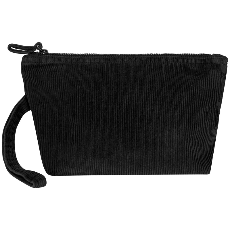 Pochette écoresponsable délavée en velours côtelé