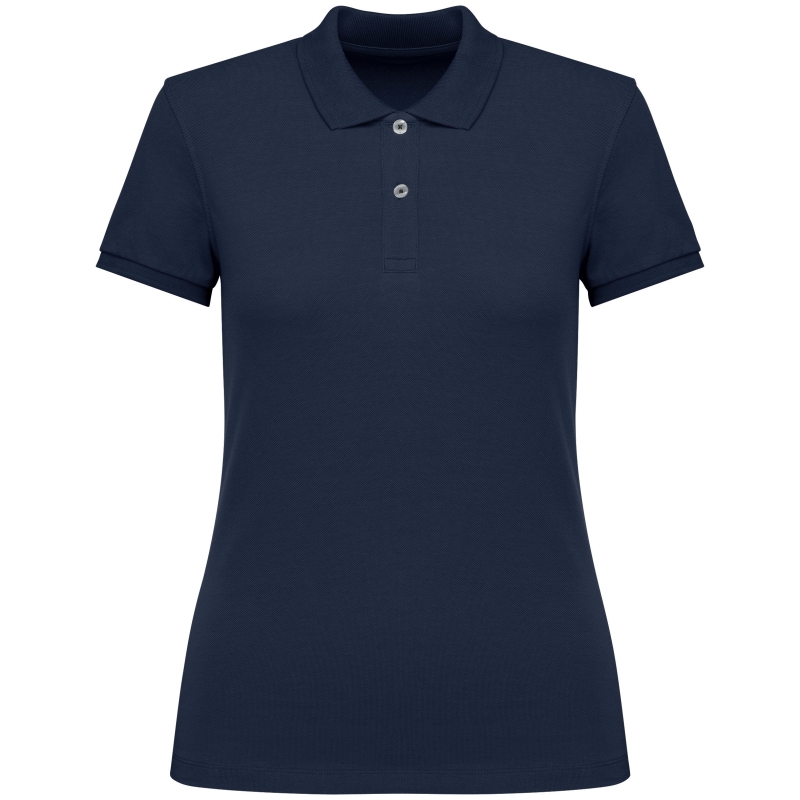 Polo écoresponsable maille piquée femme