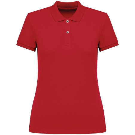 Polo écoresponsable maille piquée femme