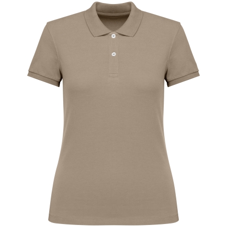 Polo écoresponsable maille piquée femme