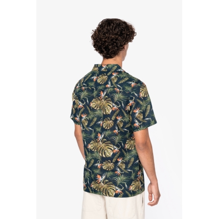 Chemise écoresponsable imprimé hawaïen homme