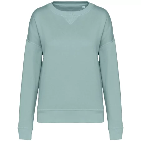 Sweat-shirt écoresponsable à épaules tombantes femme