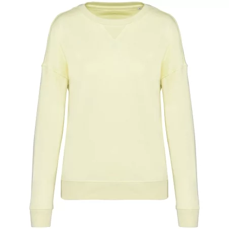 Sweat-shirt écoresponsable à épaules tombantes femme