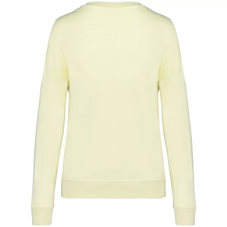 Sweat-shirt écoresponsable à épaules tombantes femme