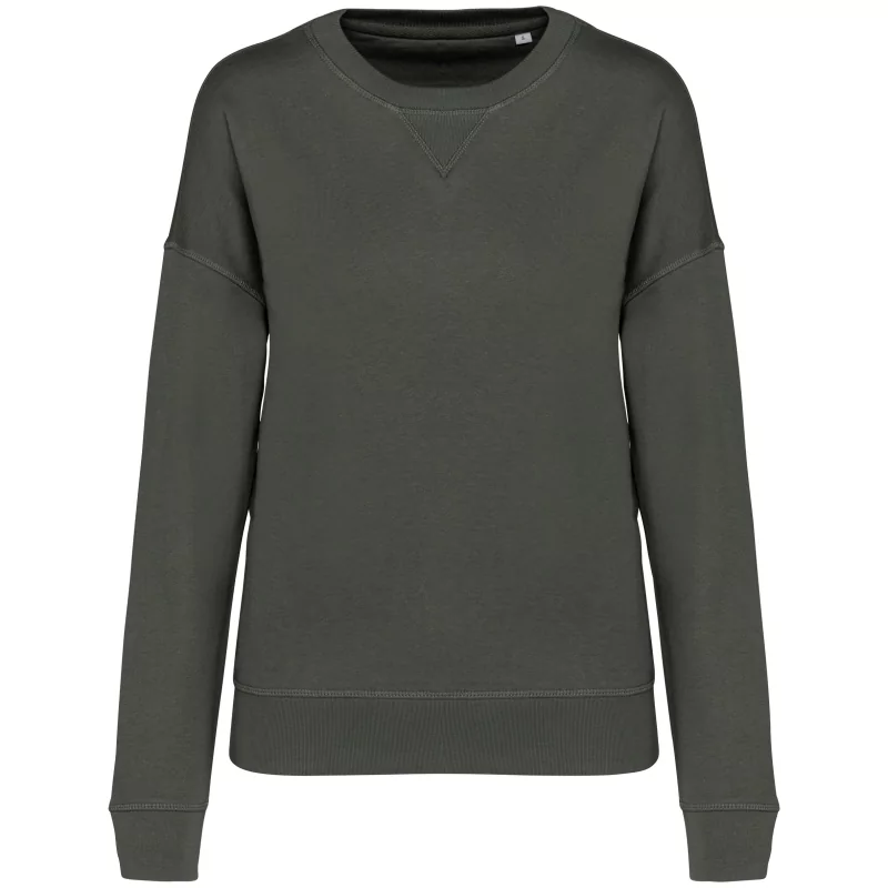 Sweat-shirt écoresponsable à épaules tombantes femme