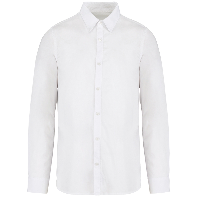 Chemise écoresponsable délavée homme