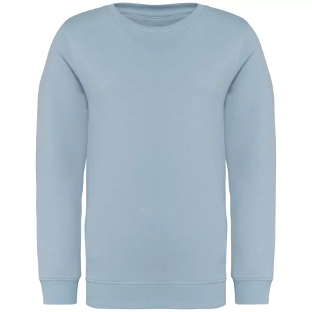 Sweat-shirt écoresponsable à col rond enfant
