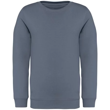 Sweat-shirt écoresponsable à col rond enfant
