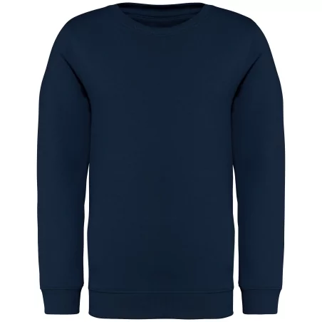 Sweat-shirt écoresponsable à col rond enfant