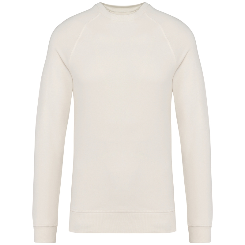 Sweat-shirt écoresponsable à col rond raglan French Terry unisexe