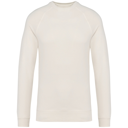 Sweat-shirt écoresponsable à col rond raglan French Terry unisexe