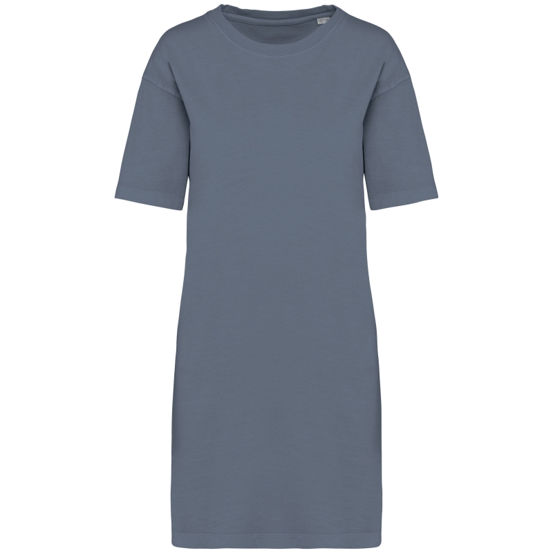 Robe t-shirt écoresponsable délavée femme