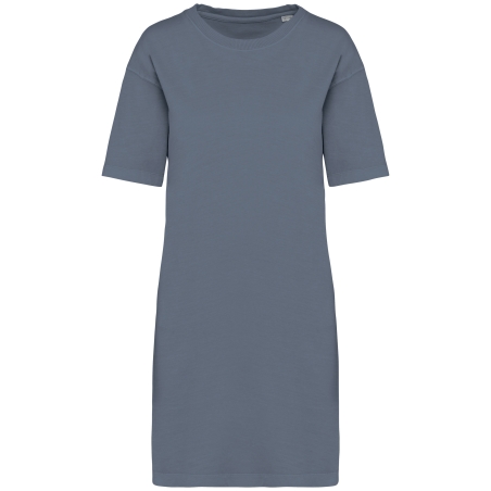 Robe t-shirt écoresponsable délavée femme