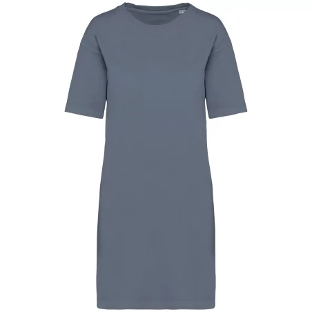 Robe t-shirt écoresponsable délavée femme