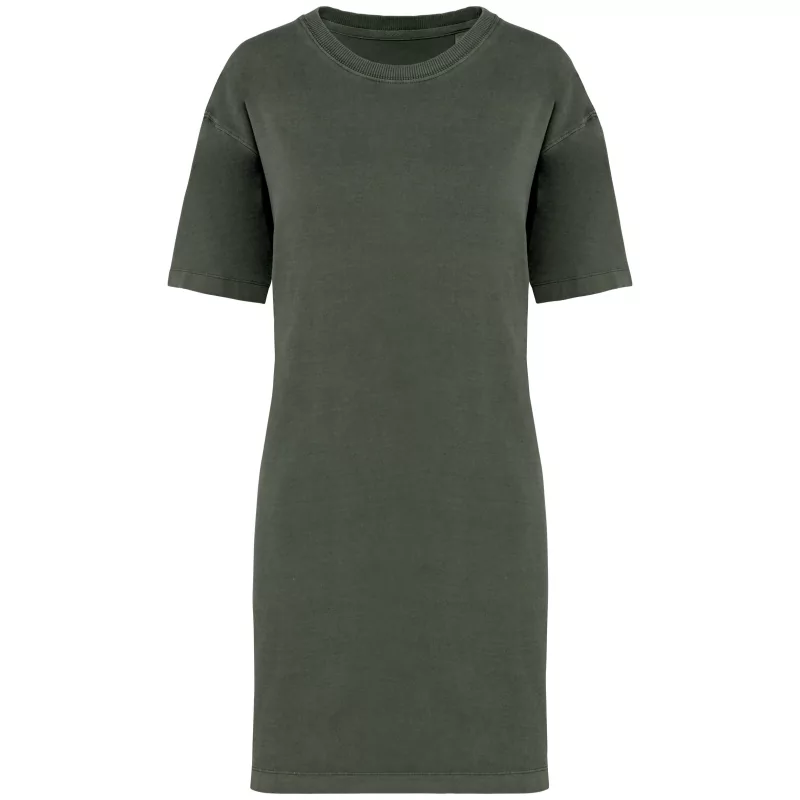 Robe t-shirt écoresponsable délavée femme