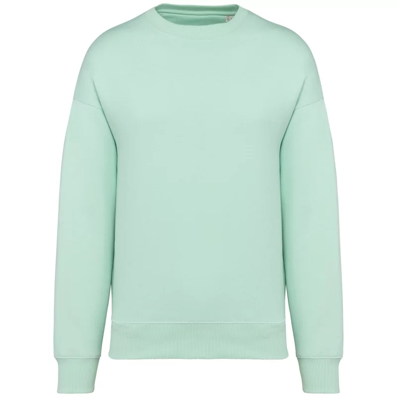 Sweat-shirt écoresponsable à col rond oversize unisexe