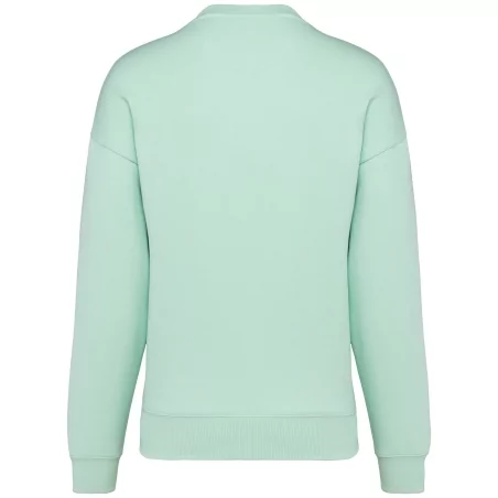 Sweat-shirt écoresponsable à col rond oversize unisexe